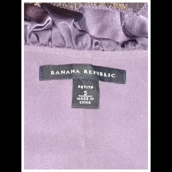 BANANA REPUBLIC NWOT 100% silk blouse - Picture 5 of 7